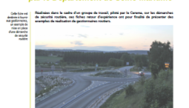 Sécurité d'un itinéraire via l'utilisation de la démarche SURE - Seine-Maritime