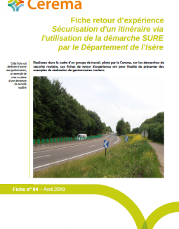 Sécurisation d'un itinéraire via l'utilisation de la démarche SURE - Isère