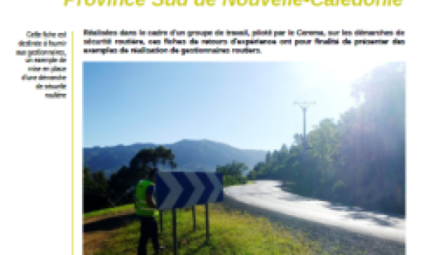 Sécurisation d'un itinéraire via l'utilisation de la démarche SURE - Nouvelle Calédonie