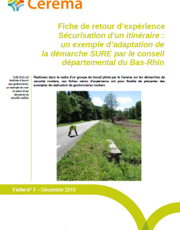 Sécurisation d'un itinéraire via l'adaptation de la démarche SURE - Bas-Rhin