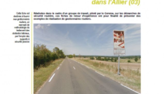 Traitement des obstacles latéraux - Fragilisation des supports agressifs