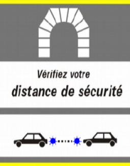 Distances de sécurité en tunnel routier