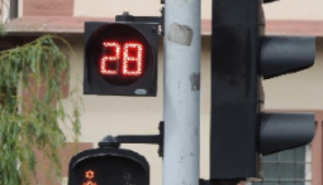 Décompteur de temps aux passages piétons